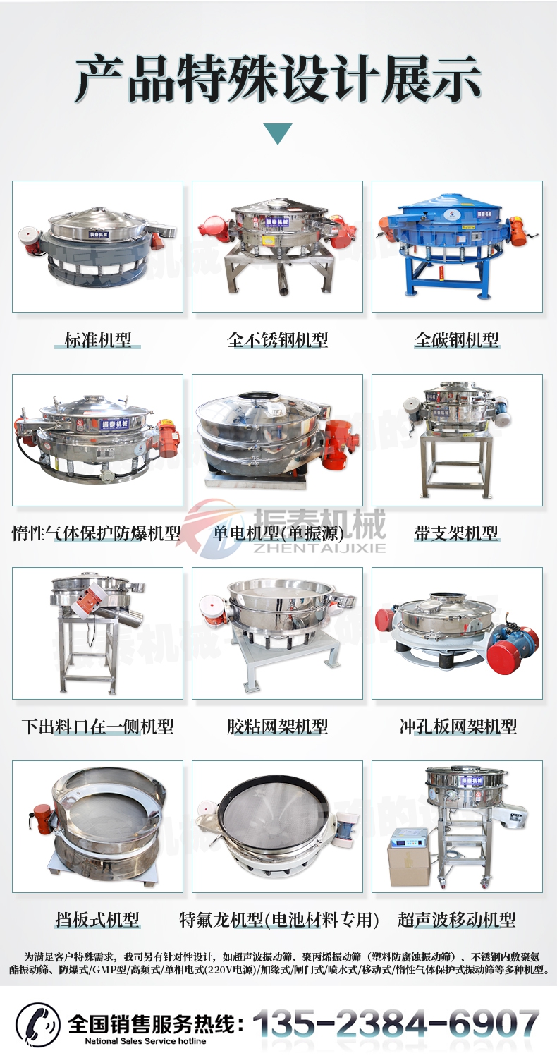 防爆直排篩產(chǎn)品特殊設(shè)計(jì)展示